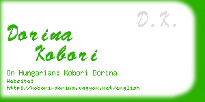 dorina kobori business card